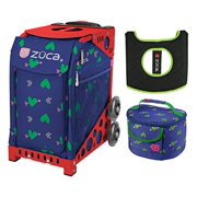 Zuca Bags Zuca Cupid Sport Insert Bag Red Frame Gift Lunchbox Seat Cushion