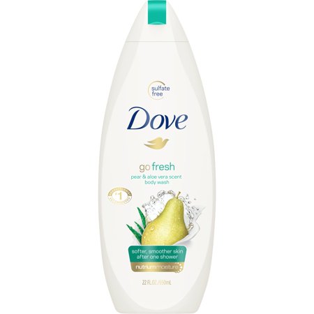 (2 pack) Dove go fresh Body Wash Pear and Aloe Vera 22