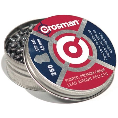 CROSMAN PELLETS POINTED .177 CALIBER, 250ct (Best 177 Air Rifle Pellets For Hunting)