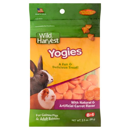 Guinea Pig Fruit Sticks - (2 Pack) Wild Harvest Yogies for Guinea Pigs and Adult Rabbits, 3.5 oz.