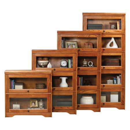 Alder Unfinished Bookcase - Eagle Furniture Oak Ridge Customizable 32 in. Wide Lawyer Bookcase
