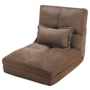 Fold Out Couches Costway Fold Down Chair Flip Out Lounger Convertible Sleeper Couch Futon Bed W Pillow