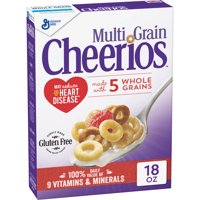 (2 Pack) Multi Grain Cheerios Gluten Free Cereal, 18 oz