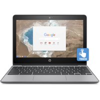 HP Chromebook 11, 11.6" Corning Gorilla Glass Touchscreen, Intel Celeron N3060, Intel HD Graphics 400, 16GB eMMC, 4GB SDRAM, Ash Gray, 11-v020wm