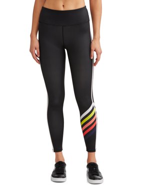 Graphic Stripe Legging Women's (Caviar)