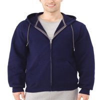 Fruit of the Loom Men's Dual Defense EverSoft Fleece Full Zip Hooded Sweatshirt