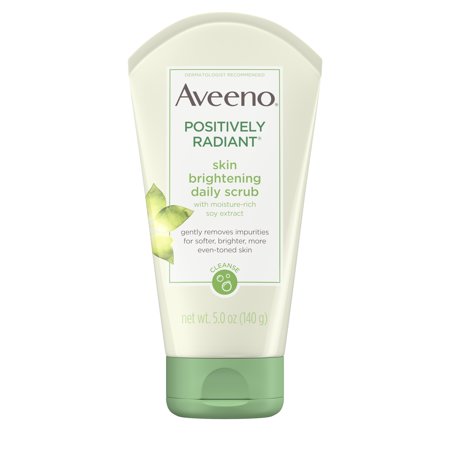 Aveeno Positively Radiant Skin Brightening Exfoliating Face Scrub 5 (Best Skin Care Face Wash)