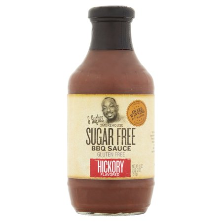 (2 Pack) G Hughes Sugar Free Hickory BBQ Sauce, 18 (Best Southern Bbq Sauce)