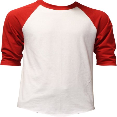 Mens 3/4 Sleeve Raglan Baseball T Shirt (Best Baseball T Shirts)