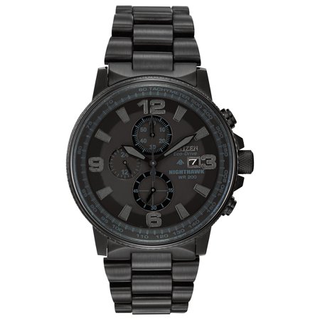 Citizen Men's Eco-Drive Night Hawk Chronograph Watch