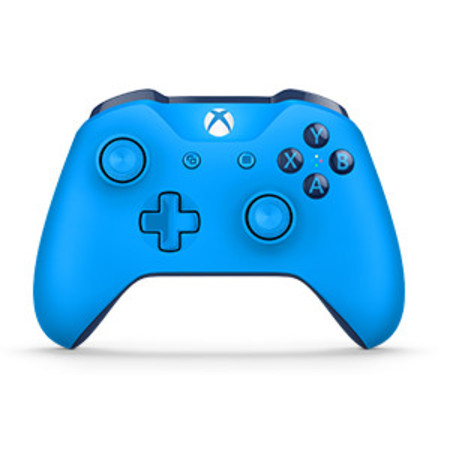 Microsoft Xbox One Bluetooth Wireless Controller, Blue, (Best Xbox 360 Controller For Pc)