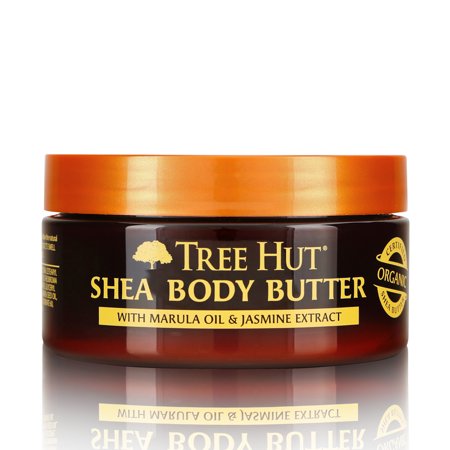 - Tree Hut 24 Moisturizing Shea Body Butter, Marula Oil & Jasmine, 7oz