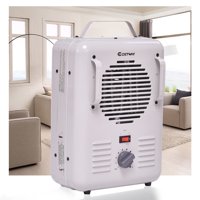 Costway Electric Portable Utility Space Heater Thermostat Room 1500W Air Heating Wall