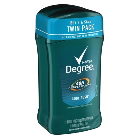 Degree Men Original Protection Antiperspirant Deodorant Cool Rush 2.7 oz,