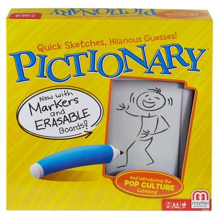 Pictionary Quick-Draw Guessing Game with Adult and Junior (Best Party Games For Adults)