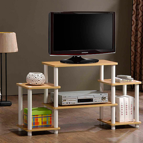 Turn-N-Tube No-Tools TV Stand Entertainment Center for TVs up to 37'', Multiple Colors