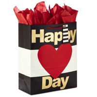 Hallmark Extra Large Valentine's Day Gift Bag with Tissue Paper (Happy Heart Day)