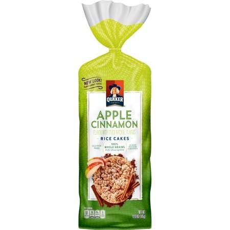 Quaker Apple Cinnamon Rice Cakes, 6.53 Oz.