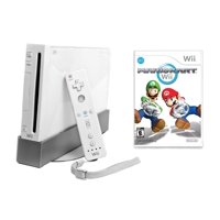 Nintendo Wii Console White - Mario Kart Wii (Refurbished)