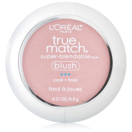 - L'Oreal Paris True Match Super-Blendable Blush, Soft Powder Texture, Tender Rose, 0.21 oz.