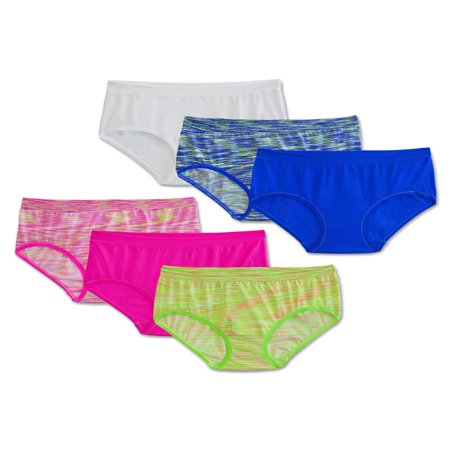 Fruit of the Loom Assorted Seamless Classic Briefs, 6 Pack (Big Girls)
