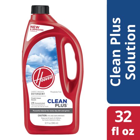 Hoover 2X CleanPlus Carpet Cleaner & Deodorizer Solution 32 oz,
