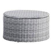 Wicker Coffee Tables Elle Decor Vallauris Wicker Patio Storage Coffee Table