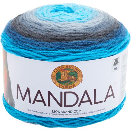 Lion Brand Yarns Mandala Acrylic Spirit Yarn, 1 (Best Yarn For Yarn Braids)