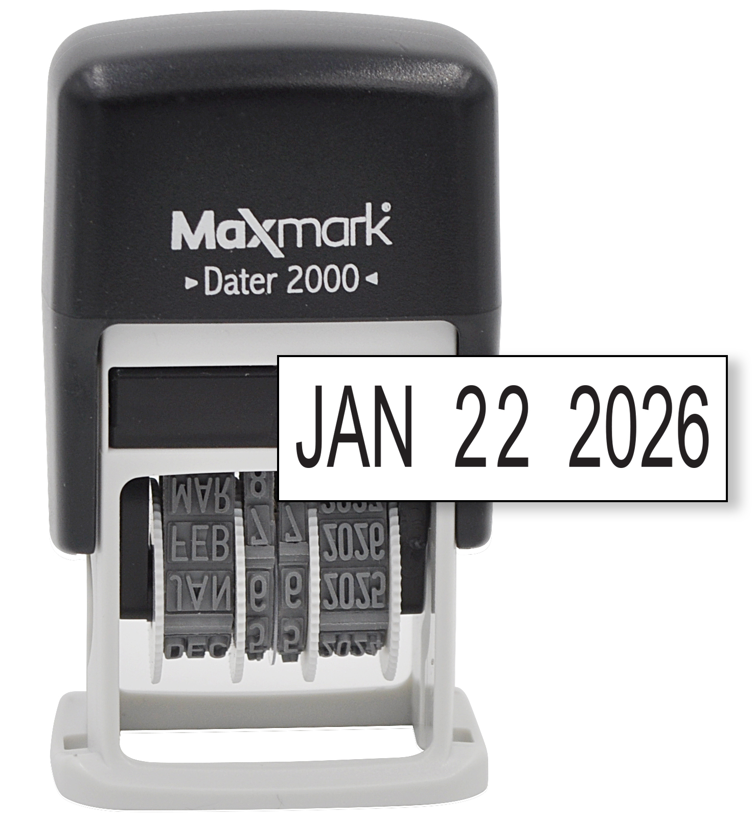 Cosco 2000 Plus Self-inking Rubber Date Office Stamp With Deposited 