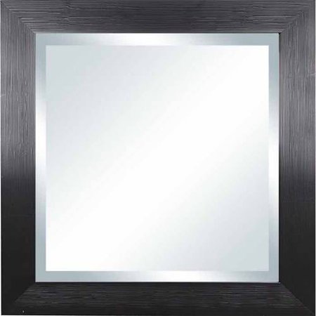 Bamboo Black Mirror - Better Homes & Gardens Square Sawyer Beveled Mirror - 20