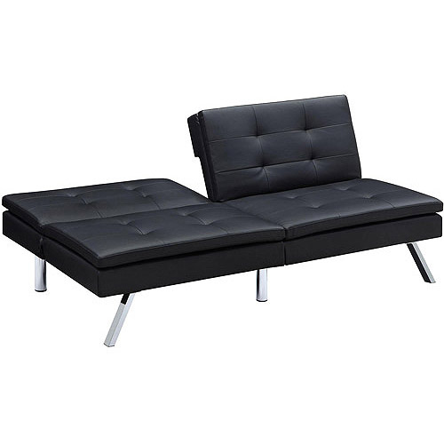 Chelsea Convertible Futon, Black