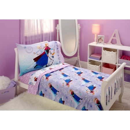- Disney Frozen 4-Piece Toddler Bedding Set Unleash the Magic