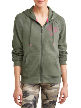 Love Scribble Zip-Up Hoodie Women's (Thyme)