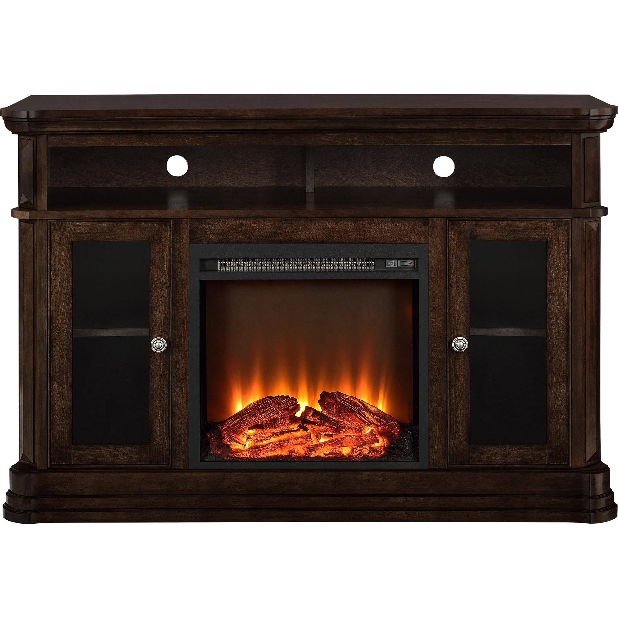 Brooklyn Fireplace TV Console for TVs up to 50'', Espresso