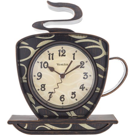 Westclox Coffee Mug Wall Clock Com