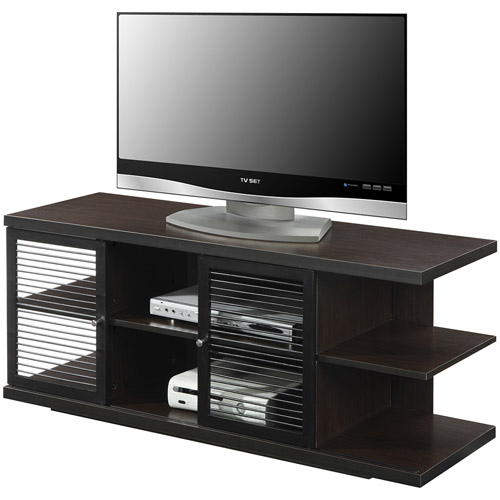 Convenience Concepts Designs2Go East Hampton TV Stand for TVs up to 50'', Black/Espresso