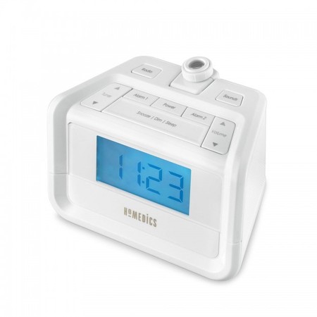 HoMedics, SoundSpa Digital FM Clock Radio, with Time Projection, (Best Projection Alarm Clock Uk)