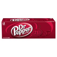 Dr Pepper Soda, 12 fl oz cans, 12 pack