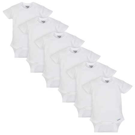 Gerber - Gerber Organic Cotton Short Sleeve Onesies Bodysuits, 6pk ...