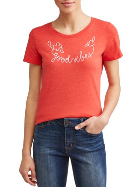 Good Vibes Short Sleeve Graphic Tee Women's