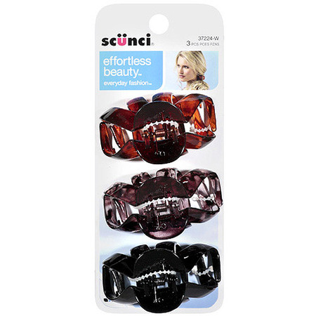 (2 Pack) Scunci Effortless Beauty Hair Clips, 3 (Best Hair Clips For Updos)
