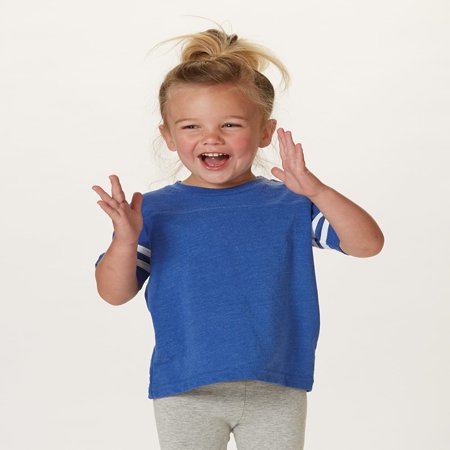 Newborn Football Jersey Shirt - Rabbit Skins Toddler Football Fine Jersey Tee