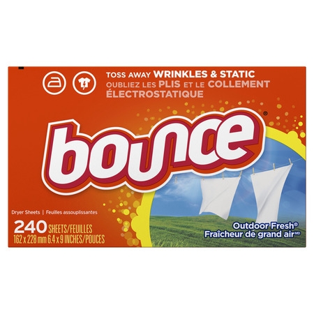 Bounce Fabric Softener Sheets, Outdoor Fresh, 240
