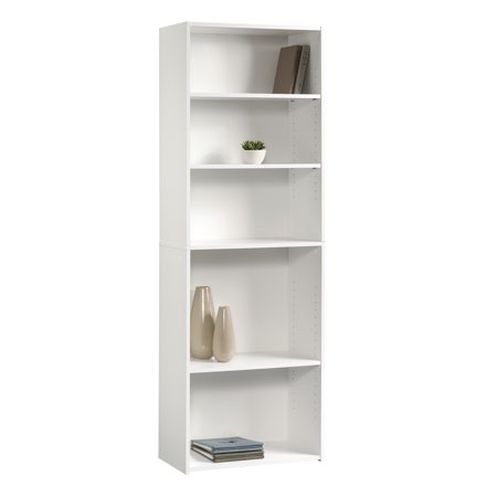 sauder bookcase shelf beginnings soft bookcases walmart shelves cabinets storage menards adjustable