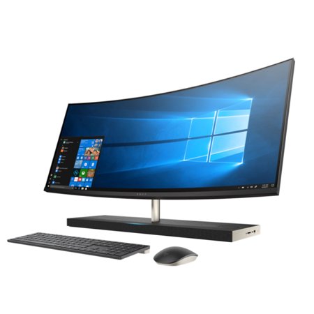 - HP Envy 34 Curved Premium All-in-One AIO Desktop (Intel 8th Gen i7-8700T 6-Core, 16GB RAM, 1TB HDD + 256GB PCIe SSD, GeForce GTX 1050 4GB, 34 inch Curved QHD 3440 x 1440, WiFi, Bluetooth, Win 10 Home)