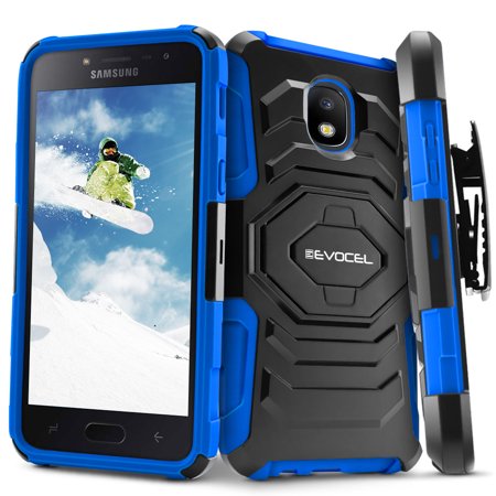 Galaxy J7 (2018) Case, Evocel [Belt Clip Holster] [Kickstand] [Dual Layer] New Generation Series Phone Case for Samsung Galaxy J7 (2018) / J7 V 2nd Gen / J7 Refine / J7 Crown / SM-J737P , (Best Holster For Charter Arms Bulldog)