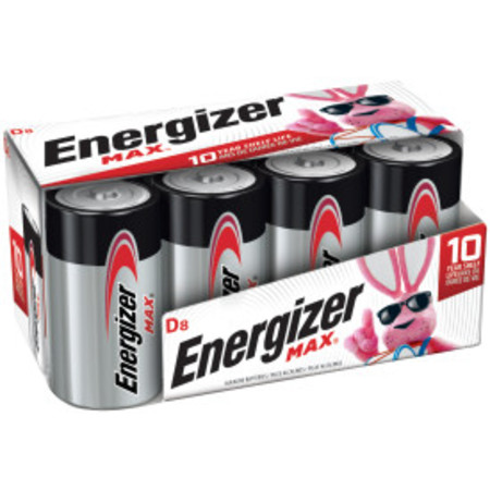 Energizer Max Alkaline D Batteries 8-Pack (Best D Batteries Review)