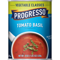 (8 Pack) Progresso Soup, Vegetable Classics, Tomato Basil Soup, 19 oz Can