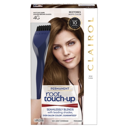 Clairol Root Touch-Up Permanent Hair Color, 4G Dark Golden (Best Lilac Hair Dye)