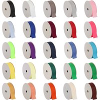 Threadart Grosgrain Ribbon - 7/8" Width - 10 yd Roll - 25 Colors